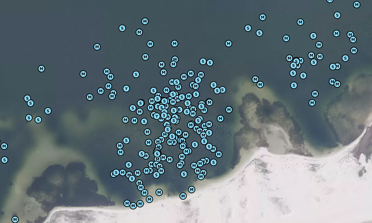 Satelite image of Spanish Point