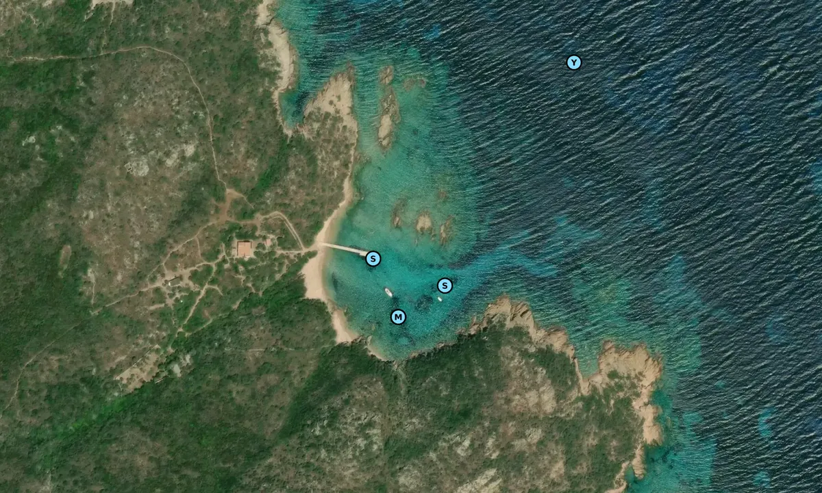 Satelite image of Spargi