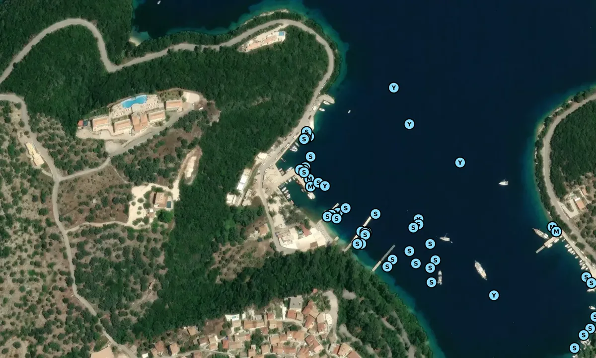 Satelite image of Spartakhori marina
