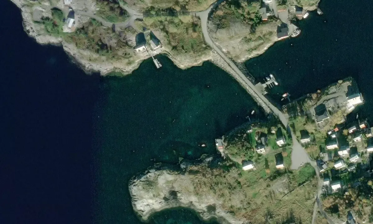 Satelite image of Spellsundet