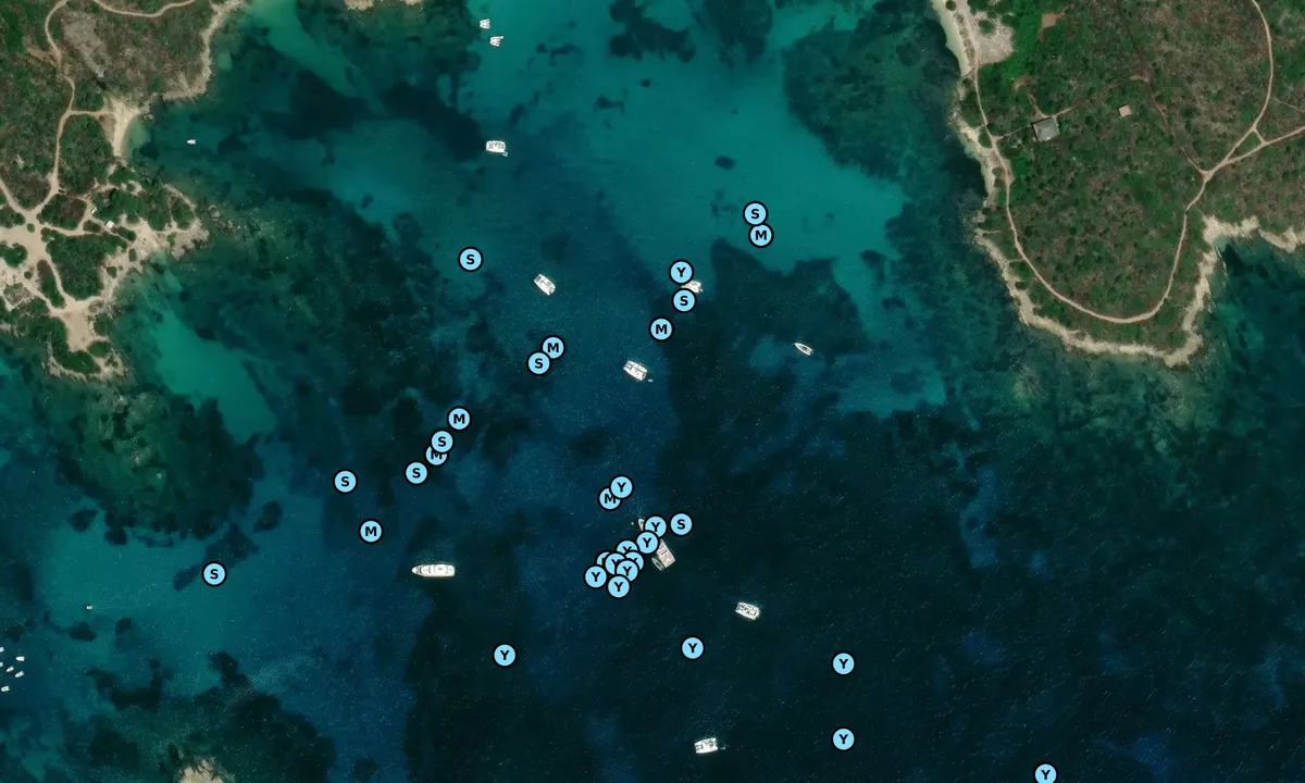 Satelite image of Spiaggia Bianca