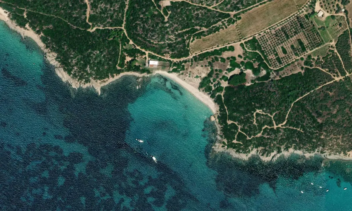 Flyfoto av Spiaggia Cuccureddus