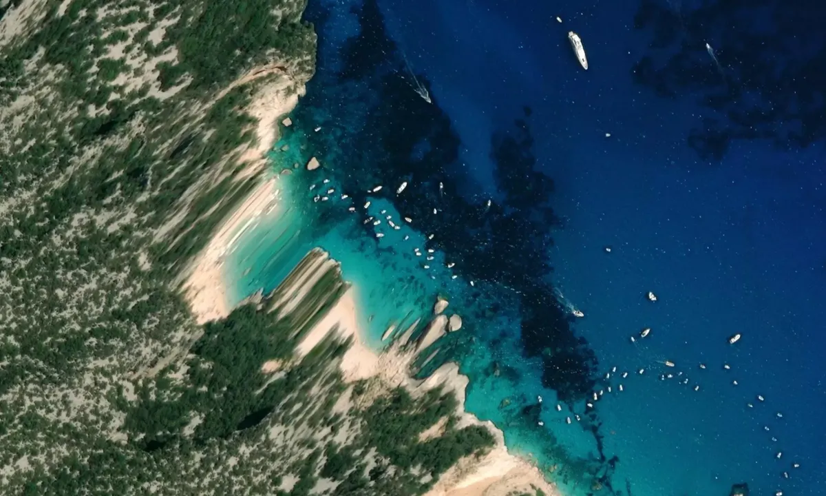 Flyfoto av Spiaggia degli innamorati
