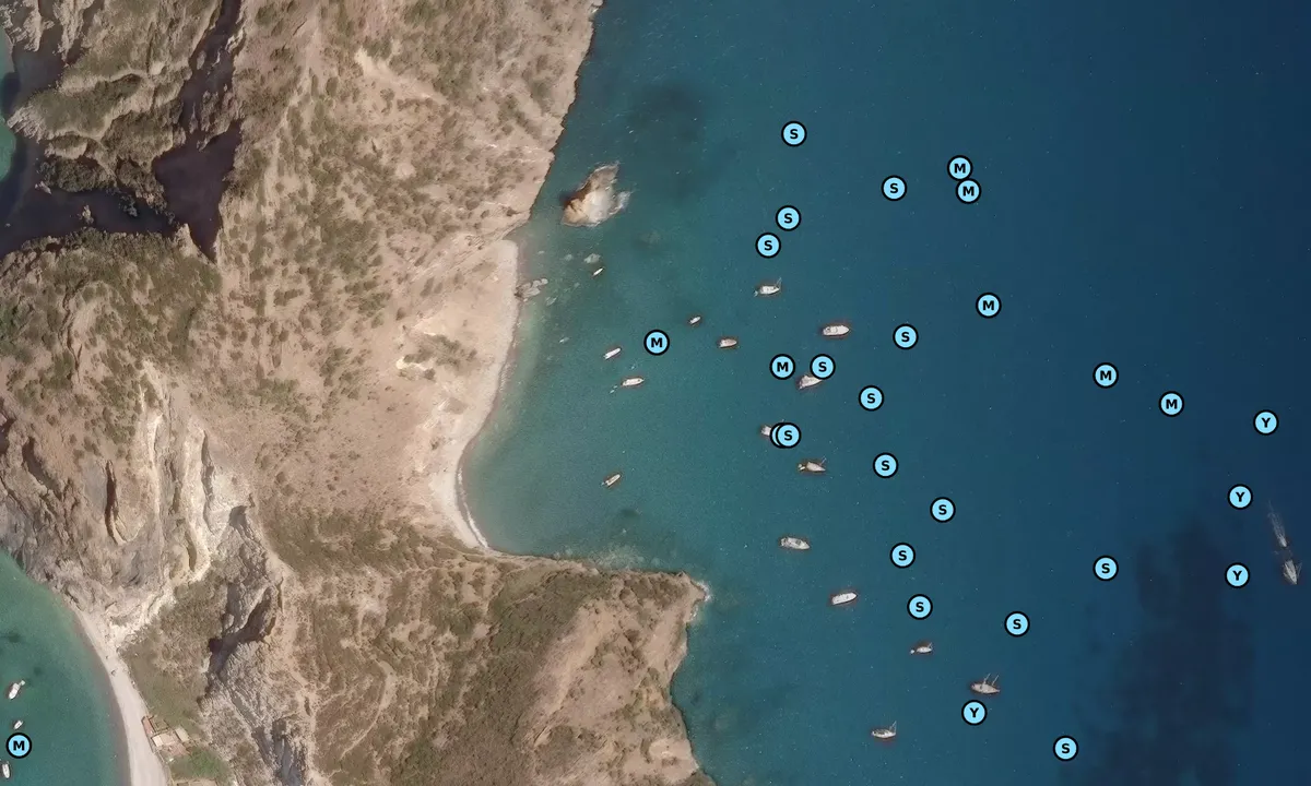 Satelite image of Spiaggia dei Vricci