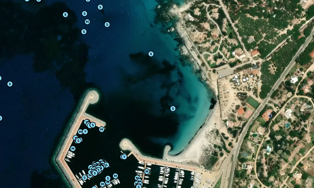 Satelite image of Spiaggia del Riso
