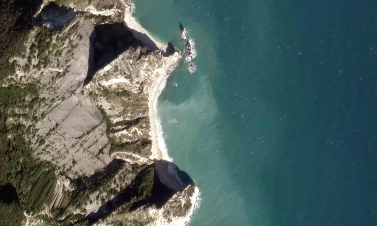 Flyfoto av Spiaggia delle due sorelle