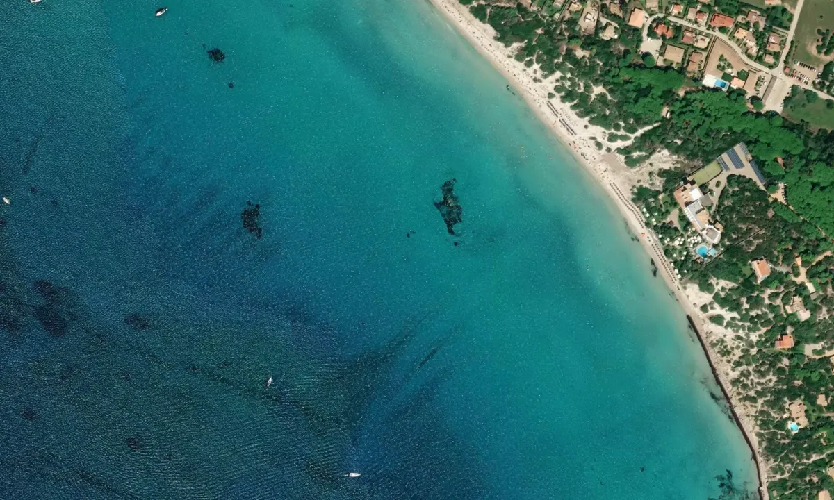 Flyfoto av Spiaggia di Campulongu