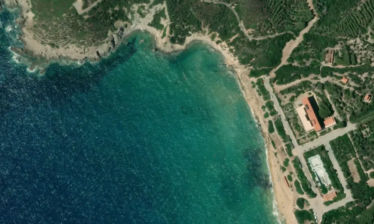Satelite image of Spiaggia di Funtanazza