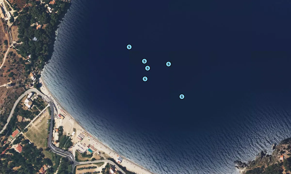 Satelite image of Spiaggia di Guidaloca