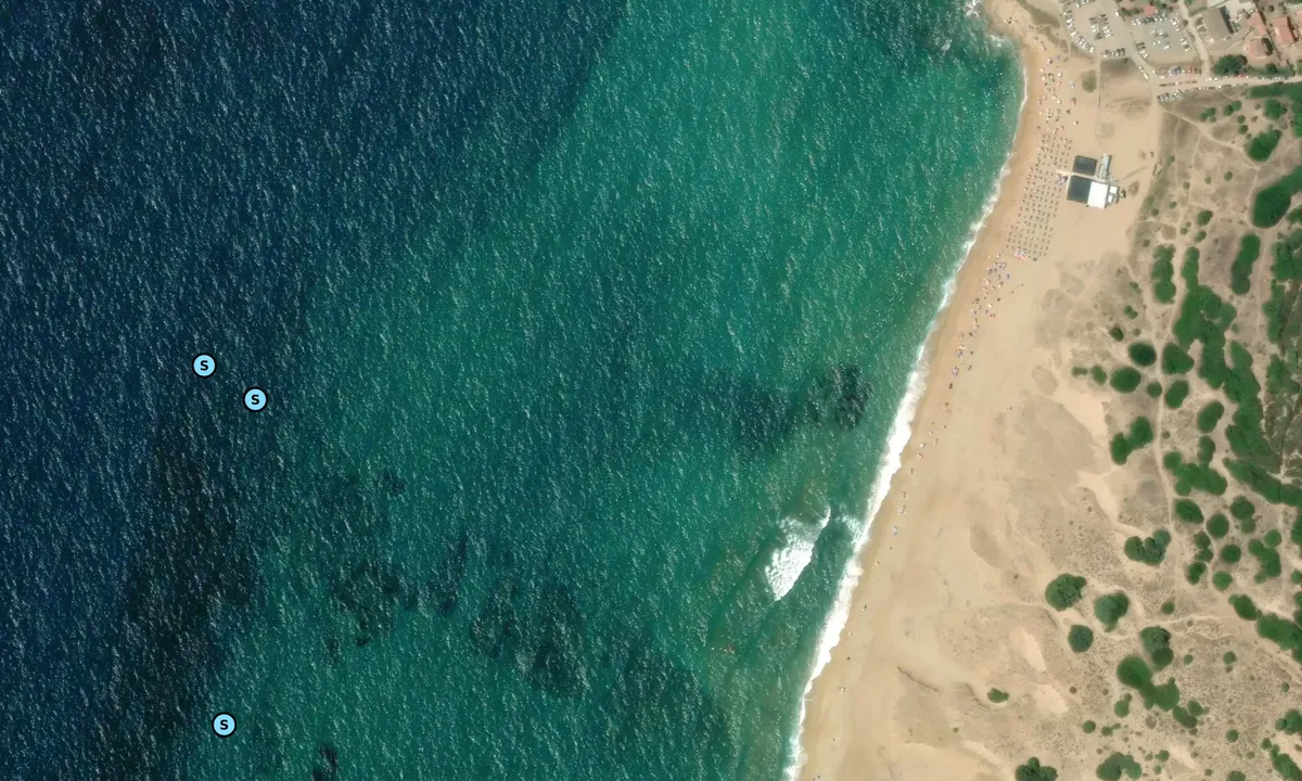 Satelite image of Spiaggia di Pistis