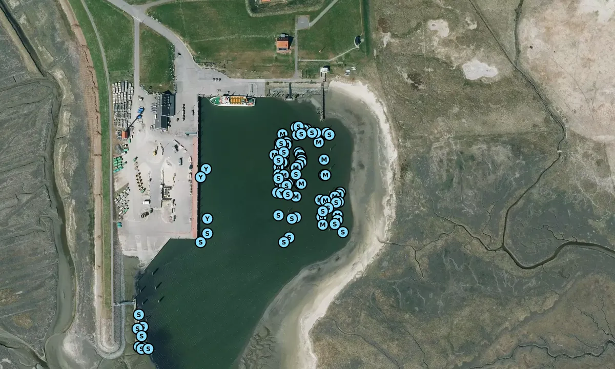 Satelite image of Spiekeroog