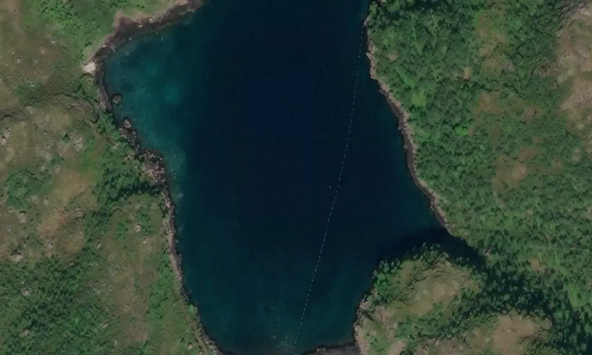 Satelite image of Spjelkevåg