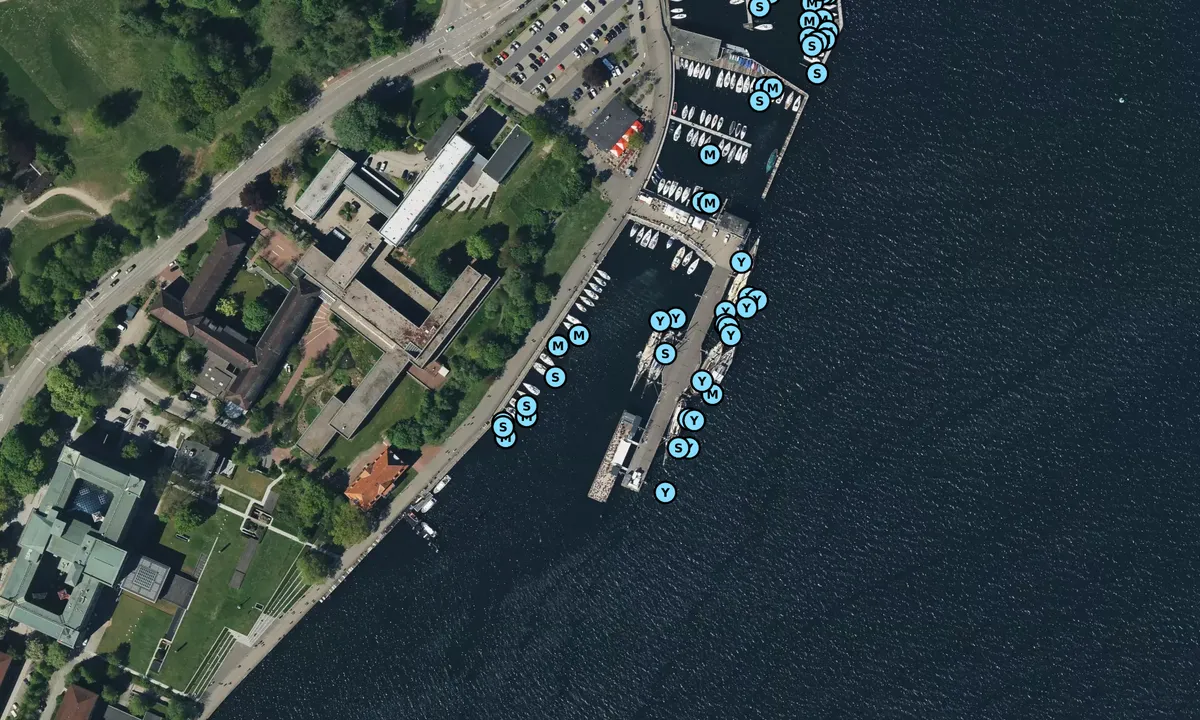 Satelite image of Sporthafen Blücherbrücke - Kiel