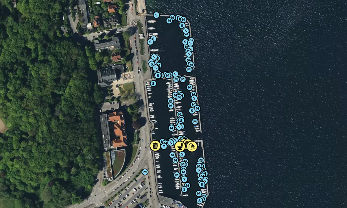 Satelite image of Sporthafen Düsternbrook - Kiel