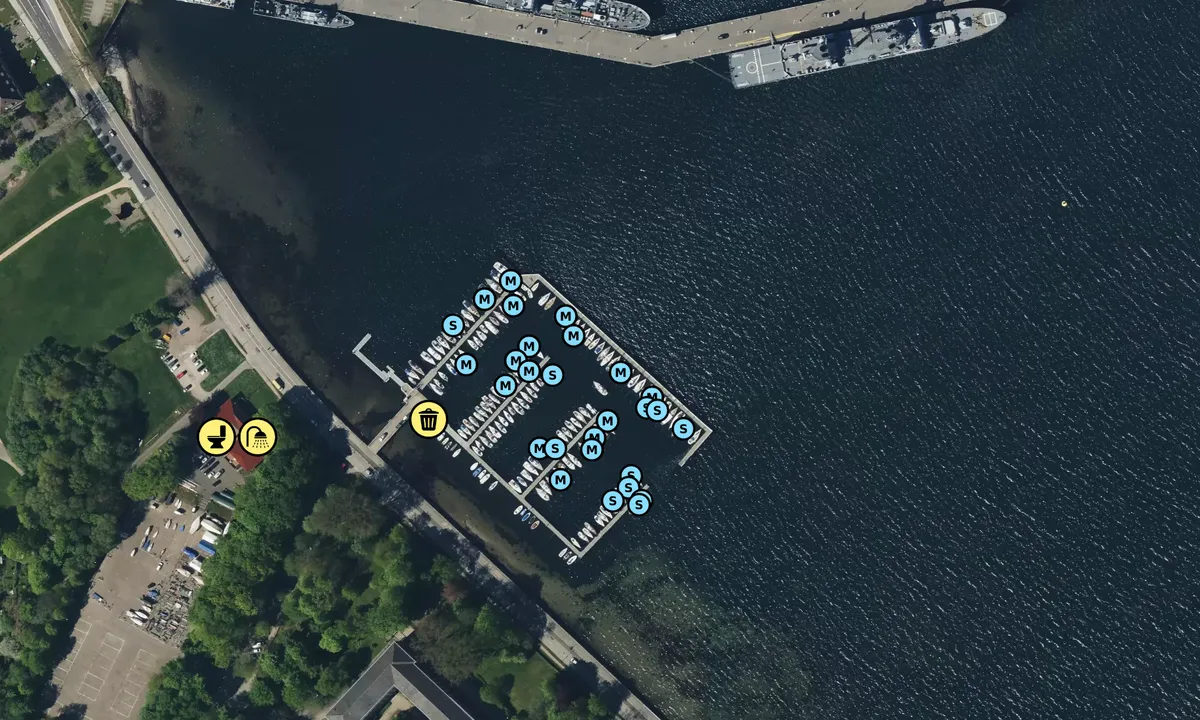 Satelite image of Sporthafen Wik - Kiel