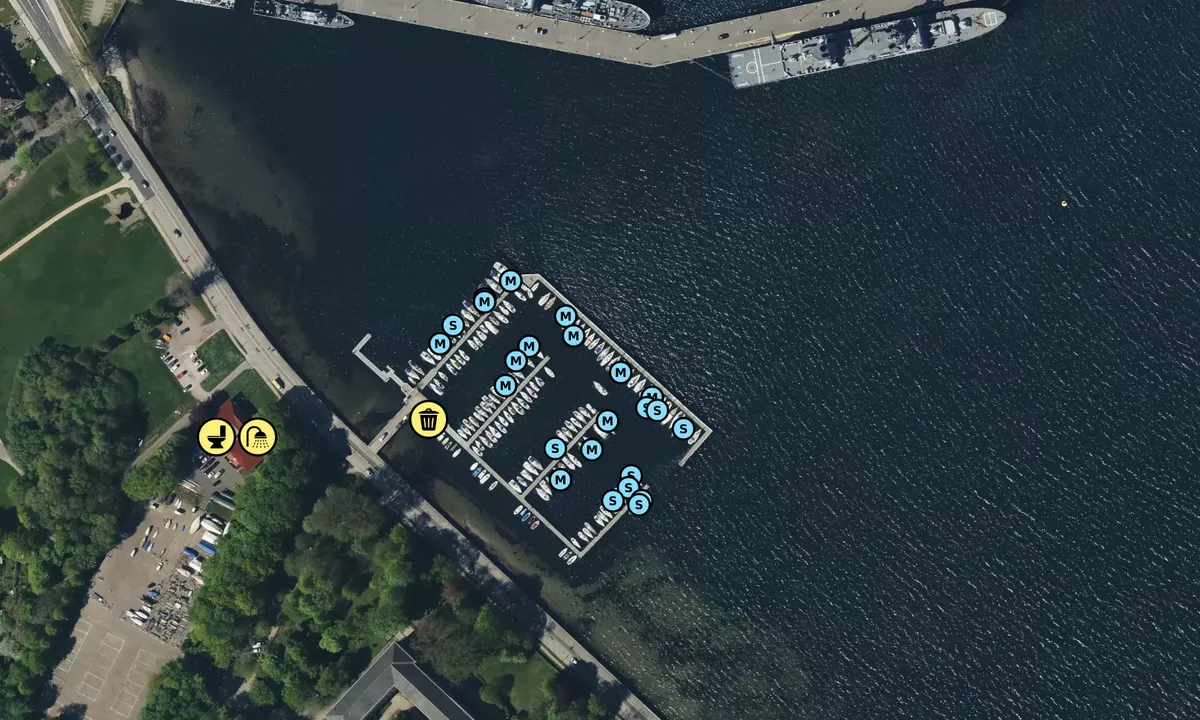 Satelite image of Sporthafen Wik - Kiel