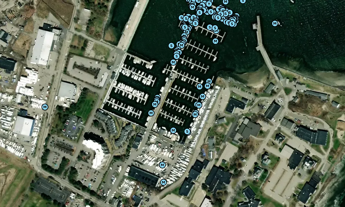 Satelite image of Spring Point Marina
