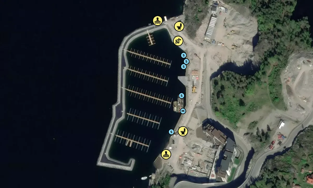 Satelite image of Spro Båthavn