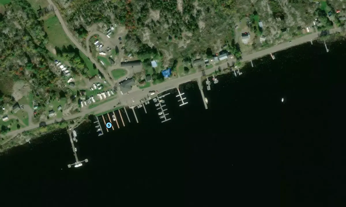 Satelite image of St Amant's Waterfront Inn and Marina