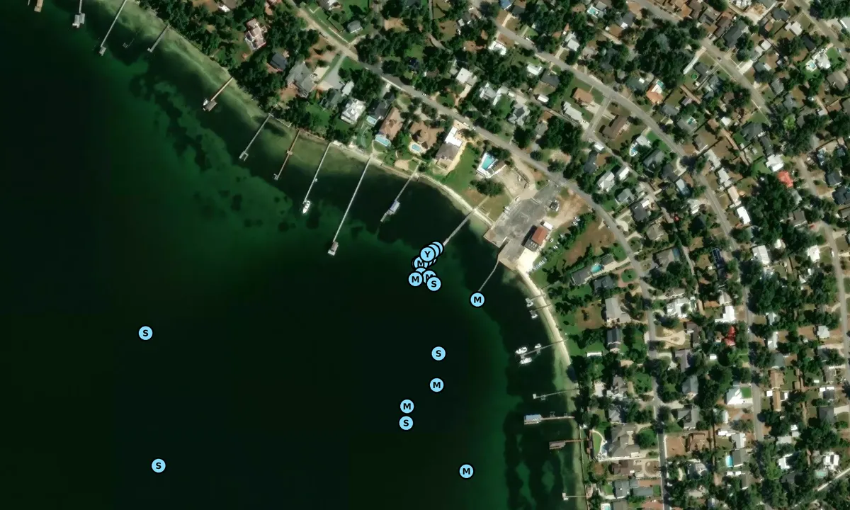 Satelite image of St Andrews Bay Yacht Club