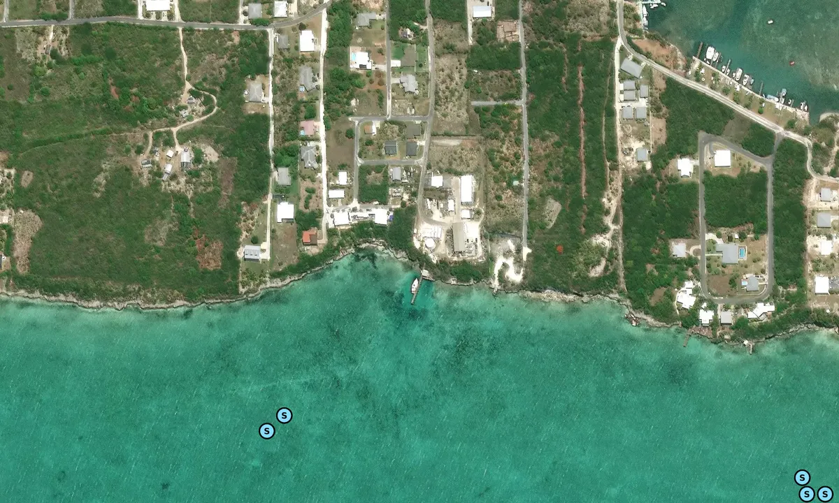 Satelite image of St Georges Cay Power Company