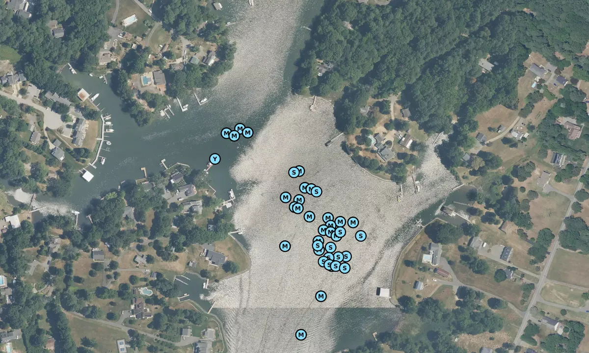 Satelite image of St. John Creek