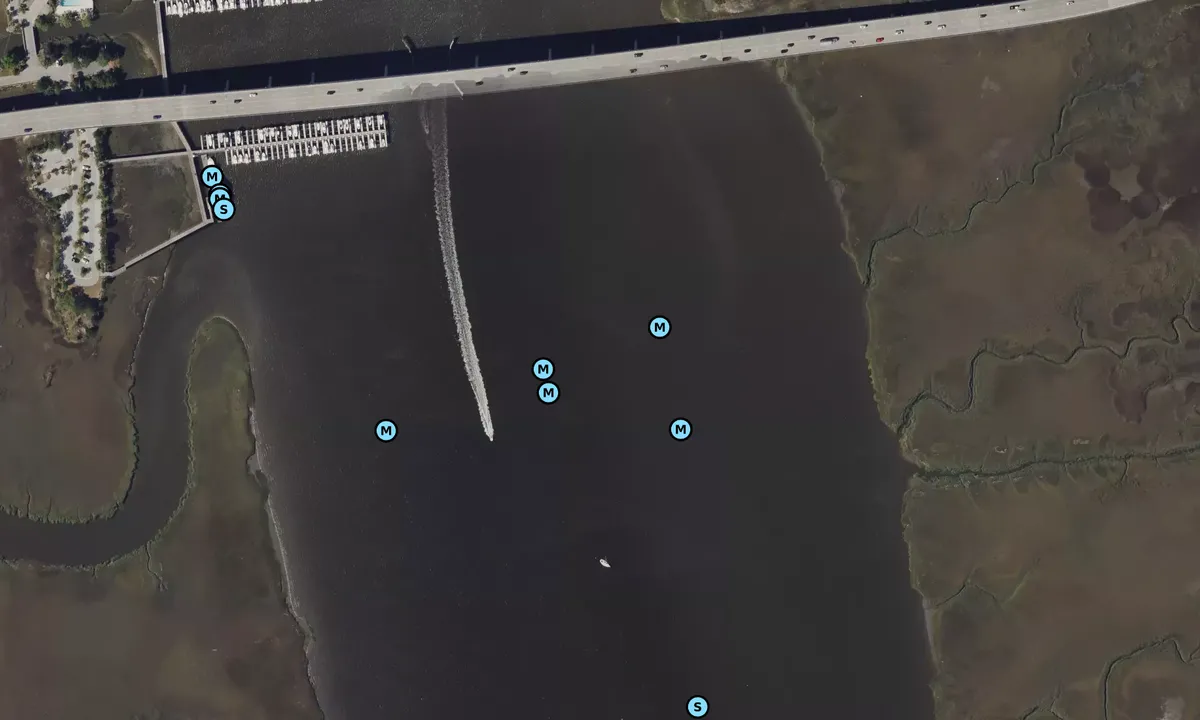 Satelite image of St John's Yacht Harbor South