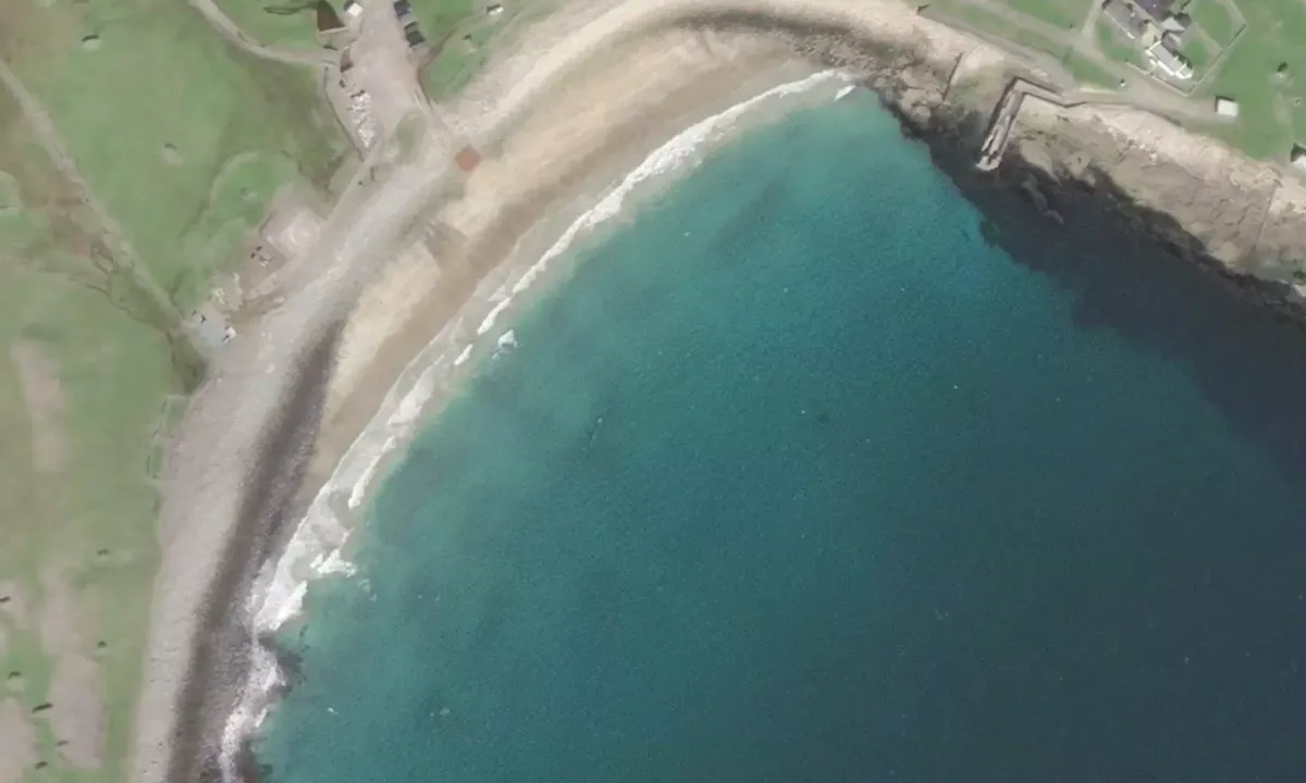 Satelite image of St Kilda - Village Bay