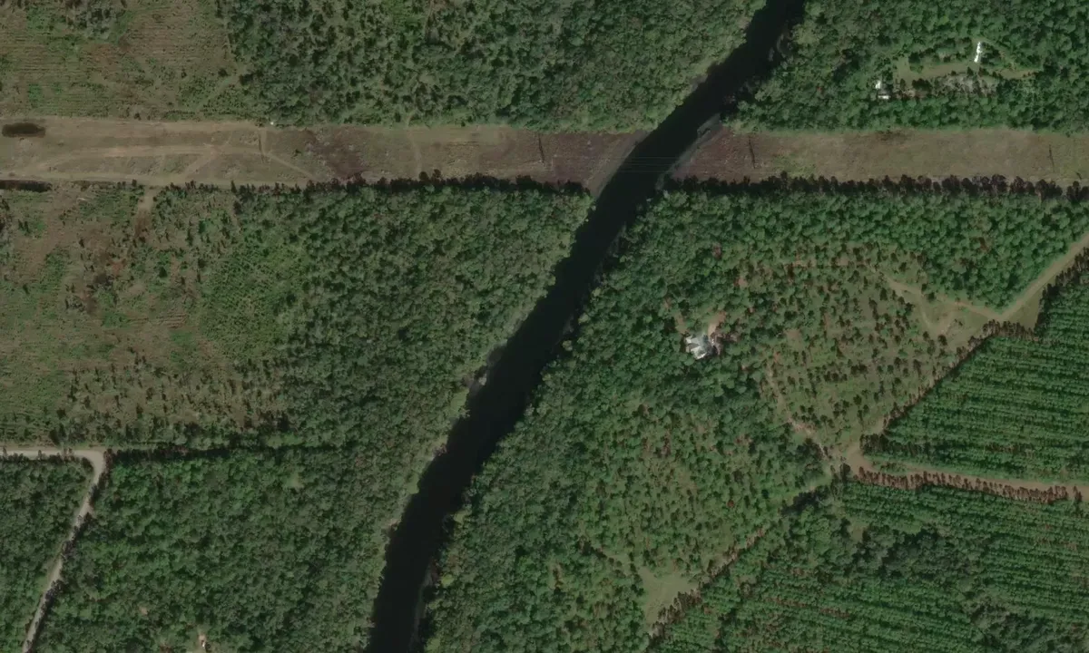 Satelite image of St. Marks River - 2