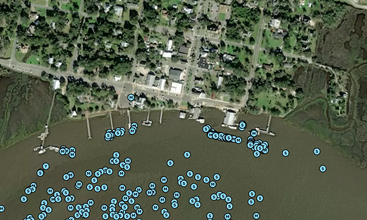 Satelite image of St Marys Town Dock