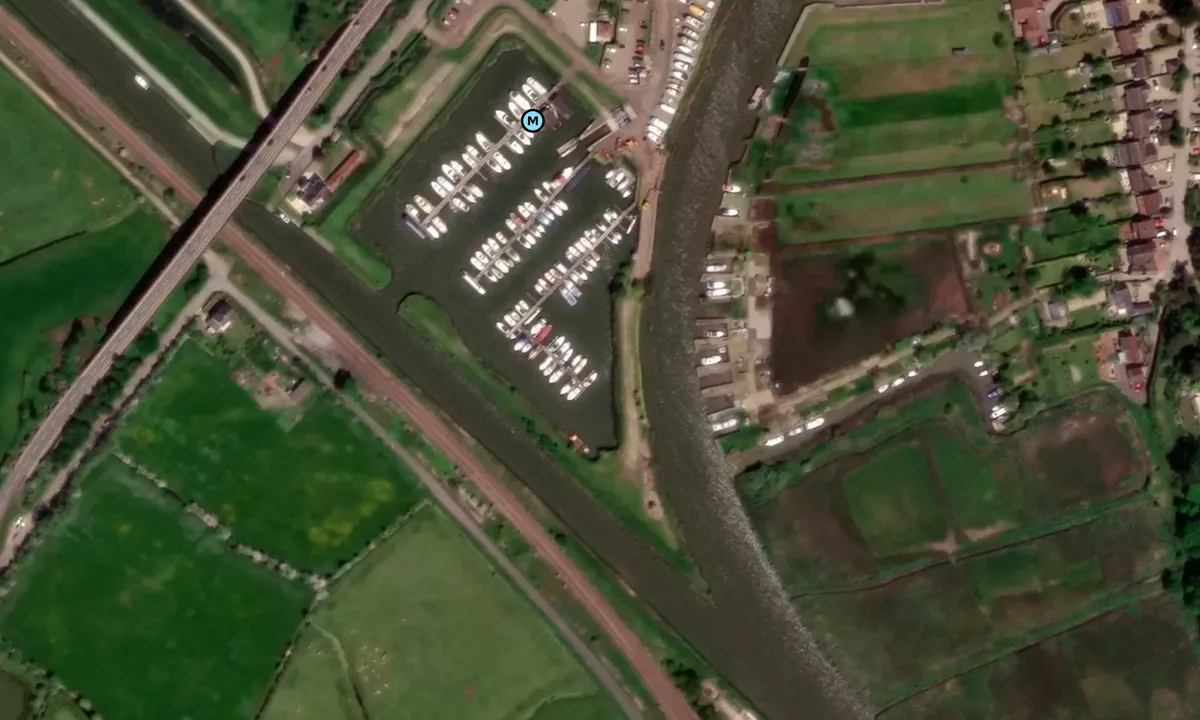 Satelite image of St Olaves Marina - Saint Olaves