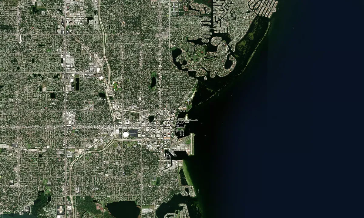 Flyfoto av St Pete Municipal - Mooring field