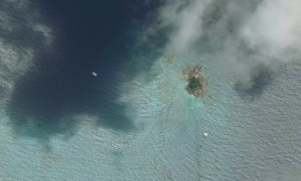 Satelite image of St Pierre Baie St Anne