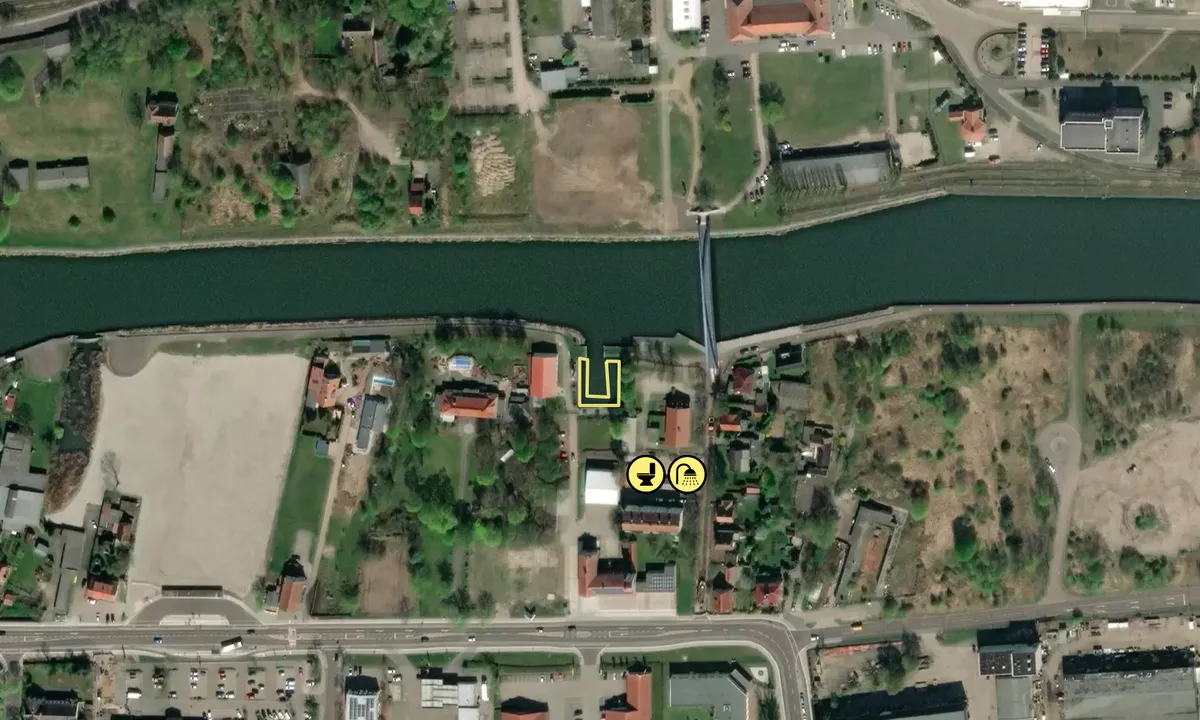 Satelite image of Stadthafen Genthin