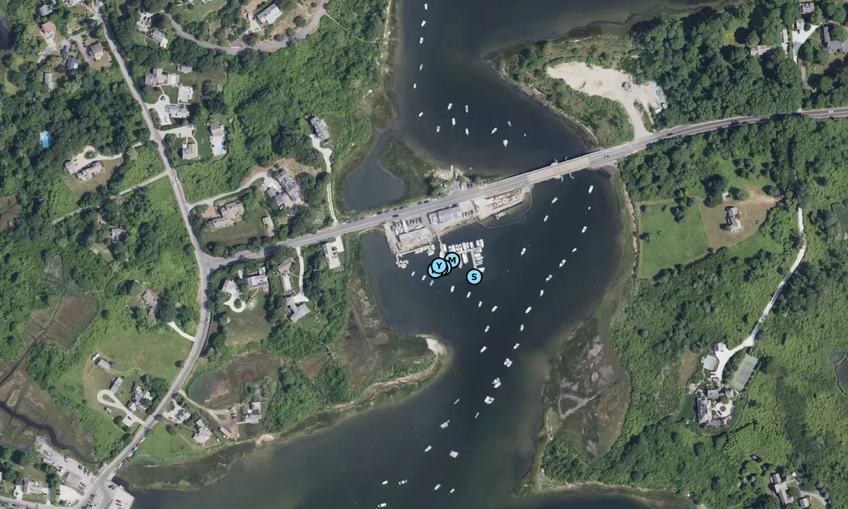 Satelite image of Stage Harbor Marine