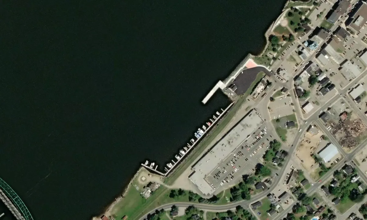 Satelite image of Station Wharf Marina