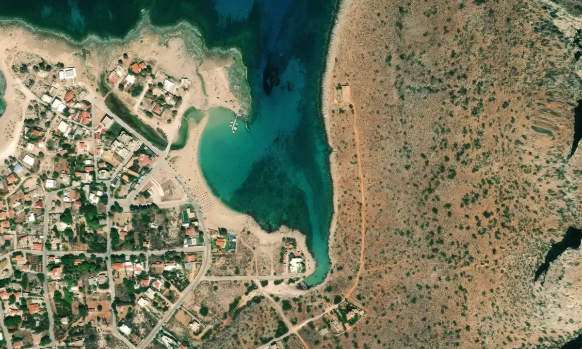 Flyfoto av Stavros Beach