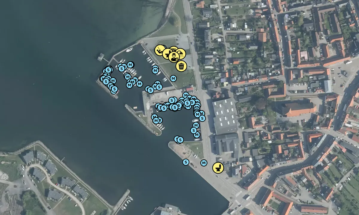 Satelite image of Stege Havn