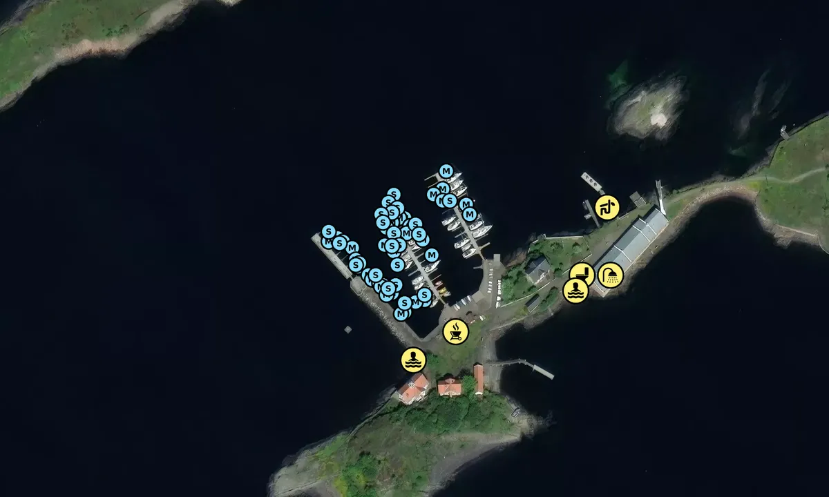 Satelite image of Steilene - Nesodden seilforening