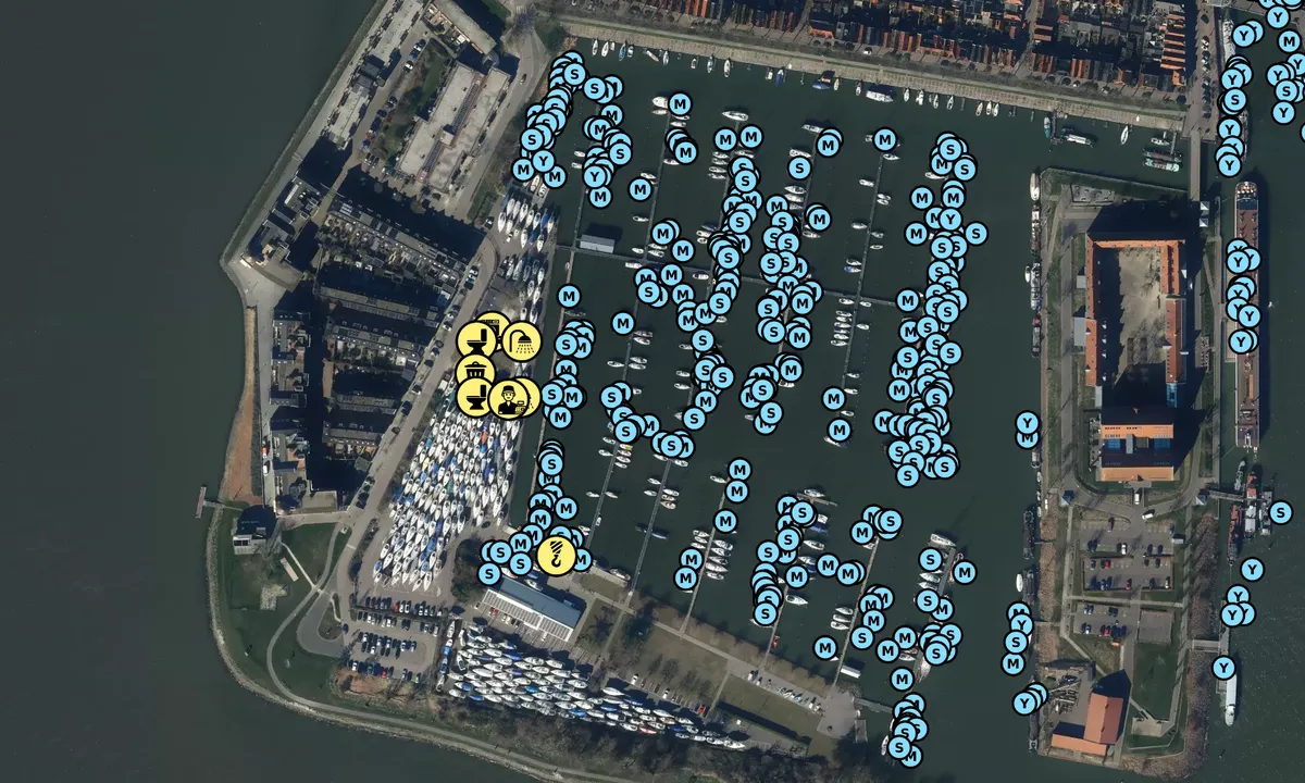 Satelite image of Stichting Jachthaven Hoorn