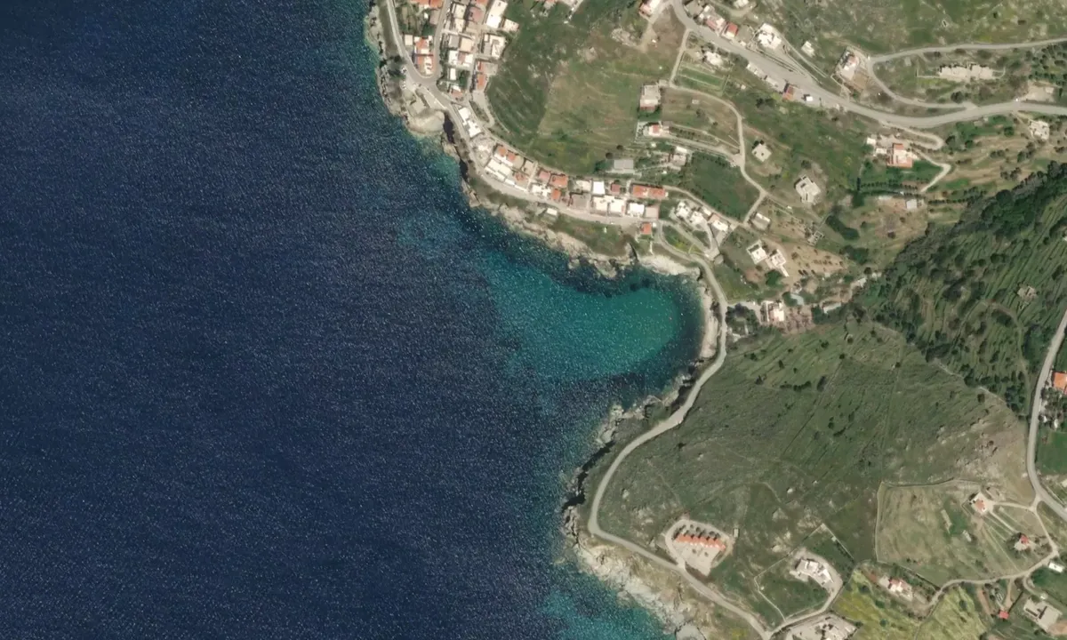 Flyfoto av Stivari Beach