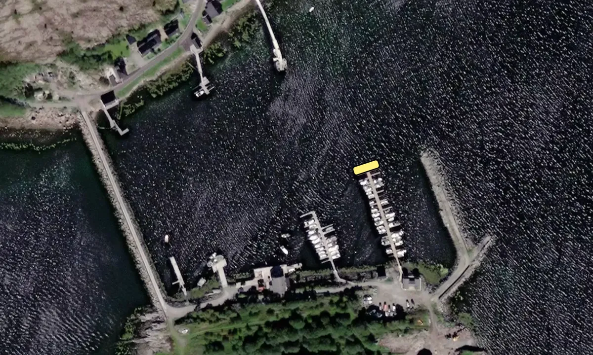 Satelite image of Stokkøy Båtforening