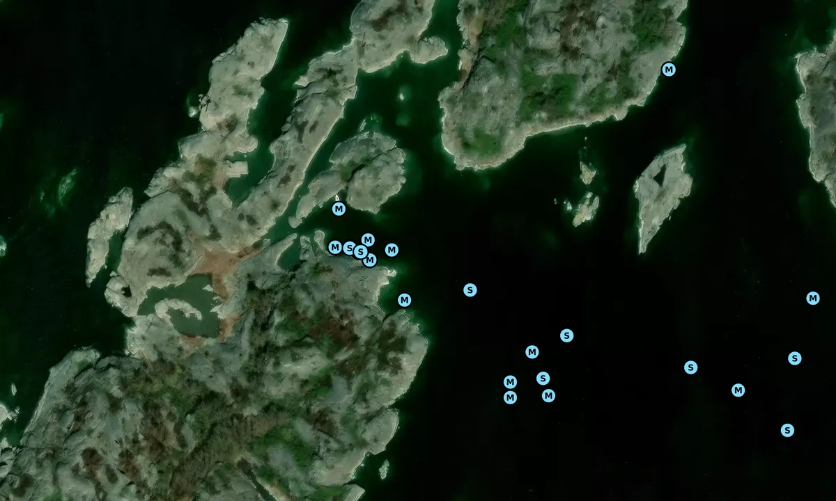 Satelite image of Stor-Sprängskäret