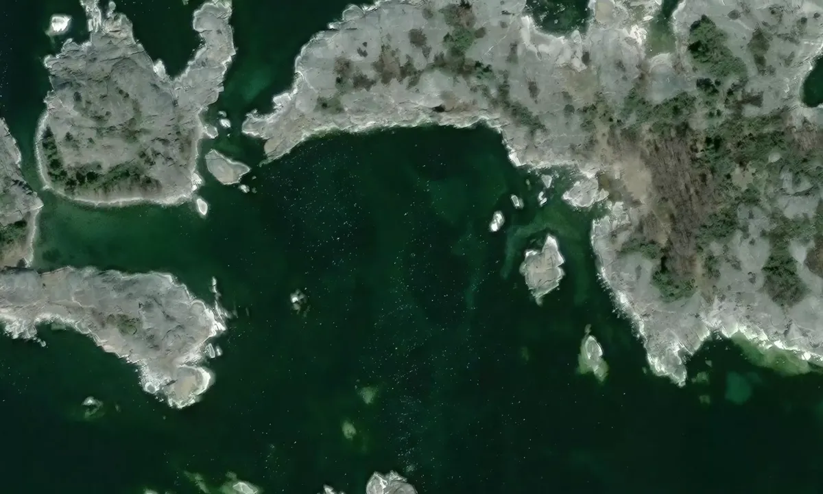 Satelite image of Stora Alskär - Sandhamn