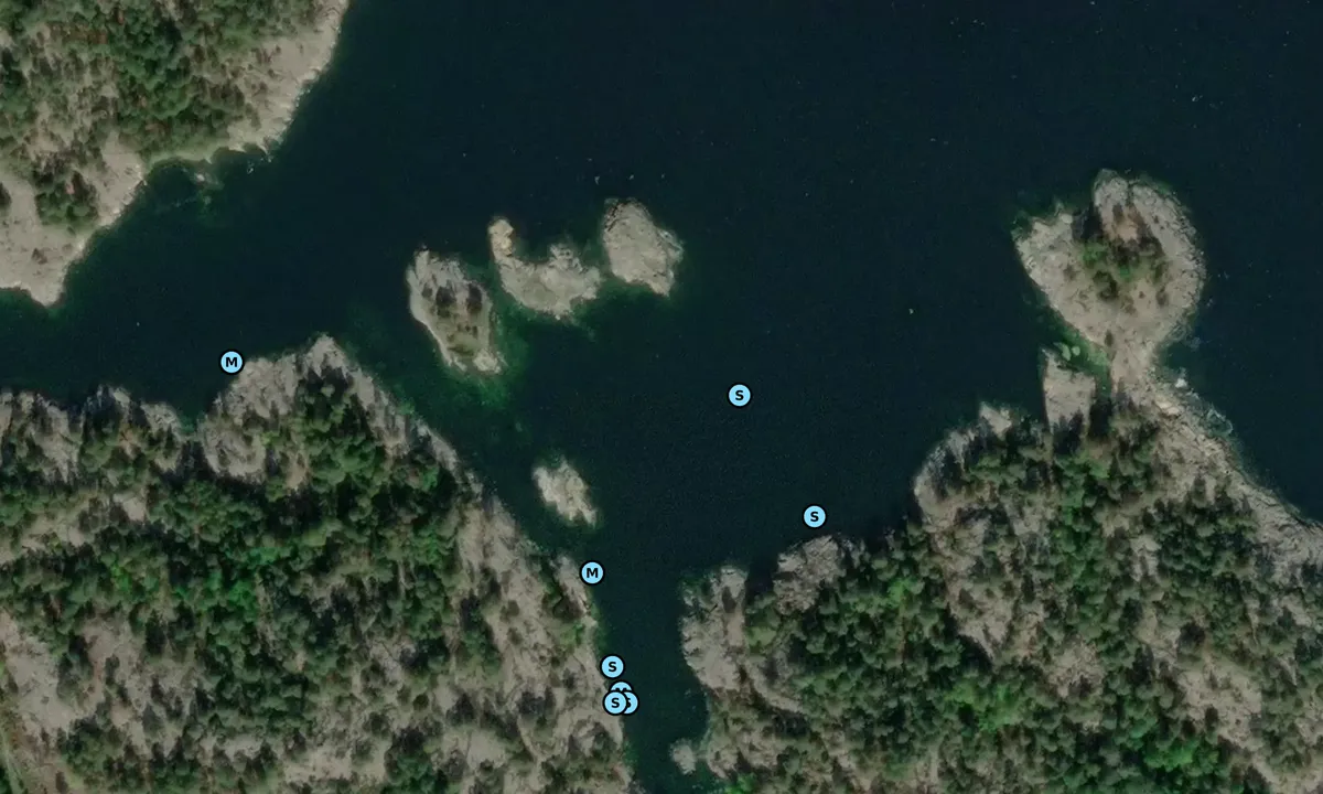Satelite image of Stora Askö - Översö - Huvududden - Loftahammar
