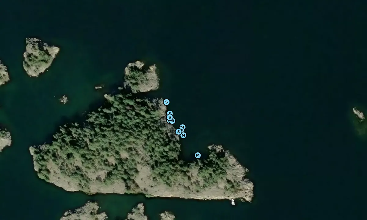 Satelite image of Stora Brännskär