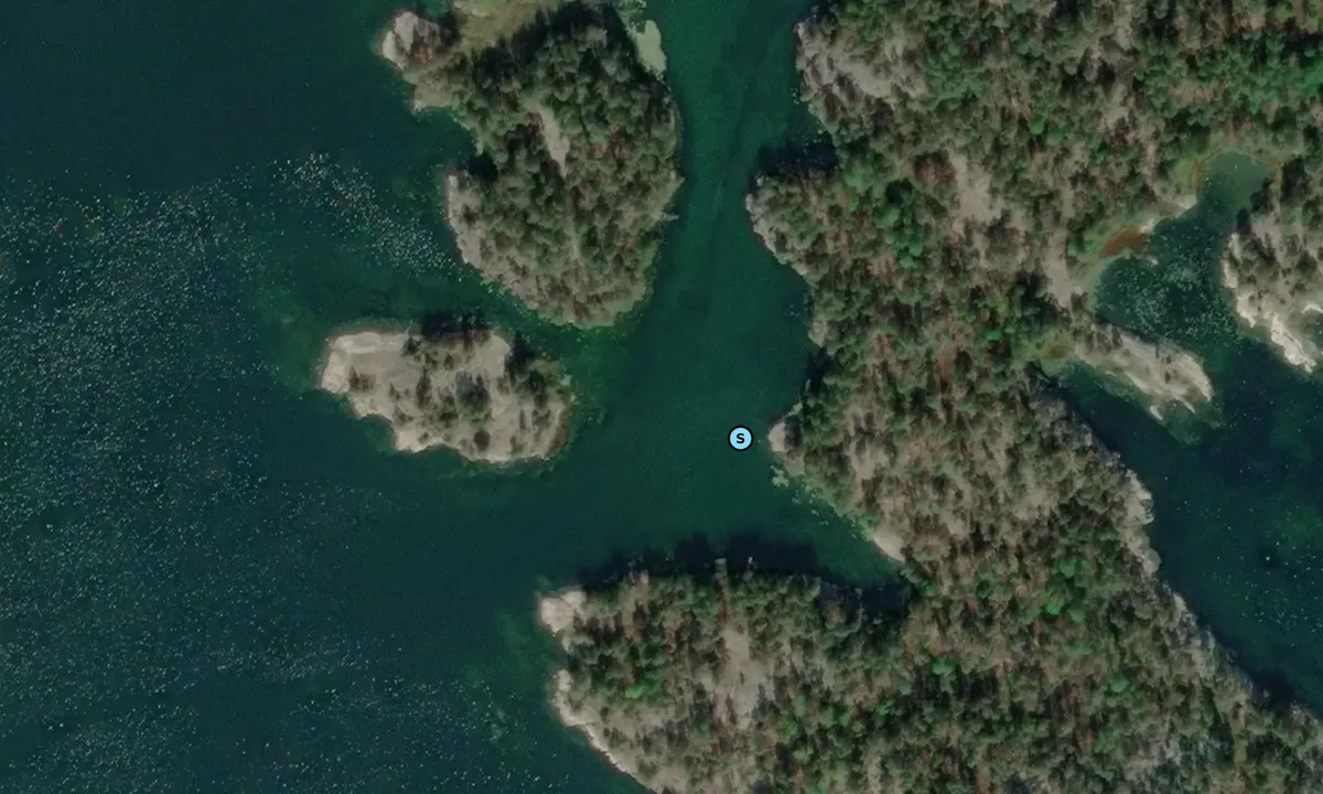 Flyfoto av Stora Husholmen - Skaftholmen - Västervik