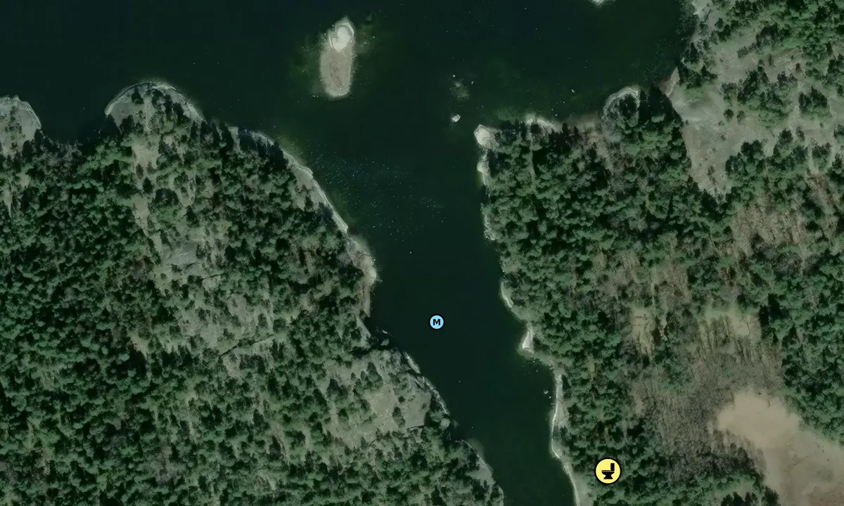 Satelite image of Stora Huvudholmen