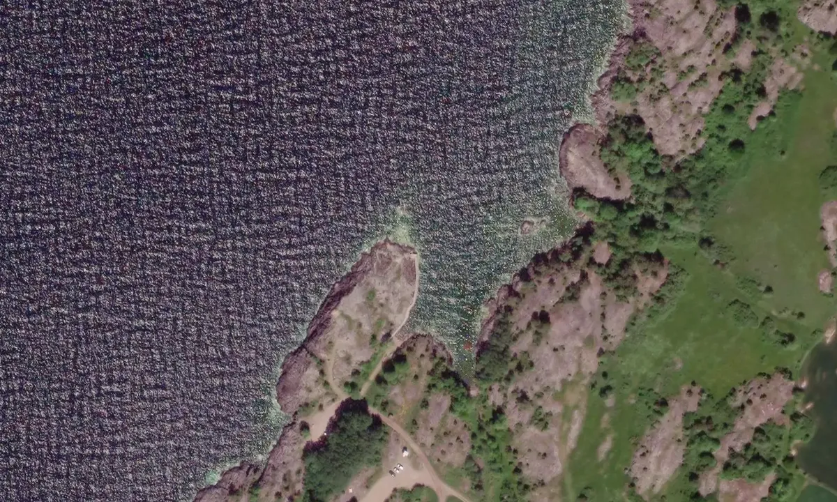 Satelite image of Stora Lund