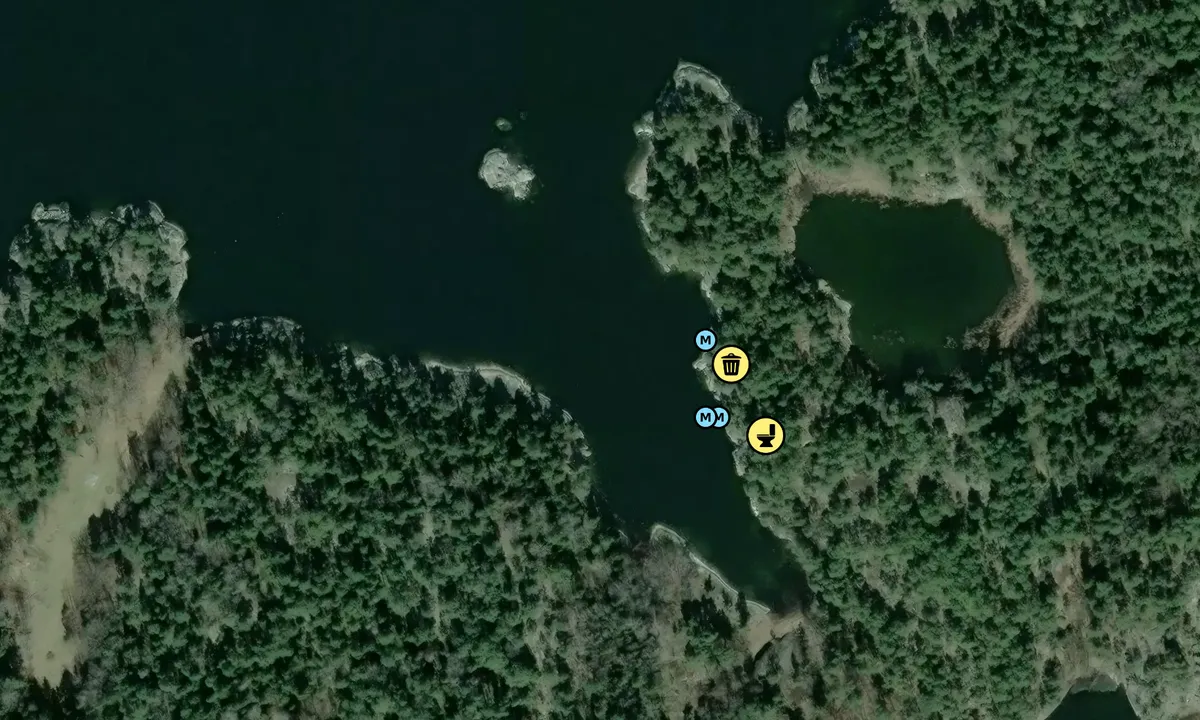 Satelite image of Stora Rävsön - Segelskär
